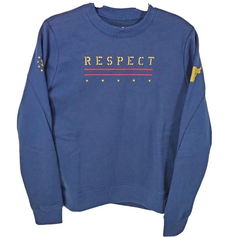 Under Armour Women's Freedom Project Rock Sweatshirt 1347700-408 Size Small NWT - Picture 1 of 11